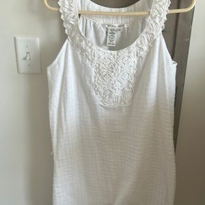 Max Studio Sleeveless White Dress